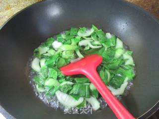 青菜小馄饨荞麦疙瘩的做法步骤：6