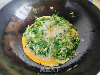 虾皮韭菜炒蛋的做法步骤：4
