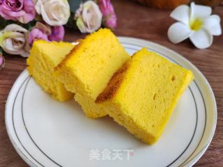 南瓜味古早蛋糕的做法步骤：17