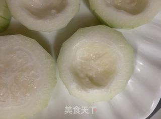 節瓜蒸鵪鶉蛋的做法步骤：3