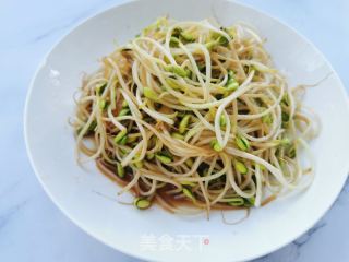 素炒黄豆芽的做法步骤：6
