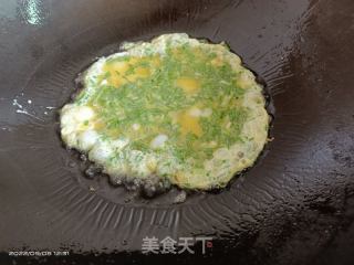 葱花煎鸡蛋的做法步骤：3
