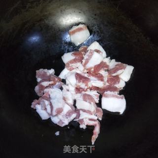 五花肉烧茄子的做法步骤：7