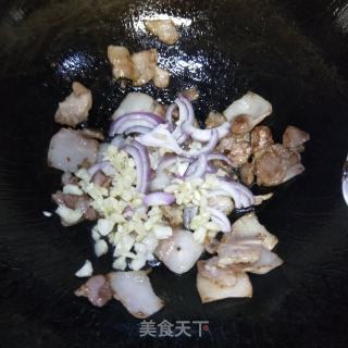 五花肉烧茄子的做法步骤：9