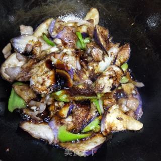 五花肉烧茄子的做法步骤：12