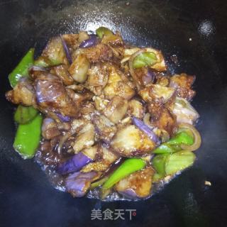 五花肉烧茄子的做法步骤：13