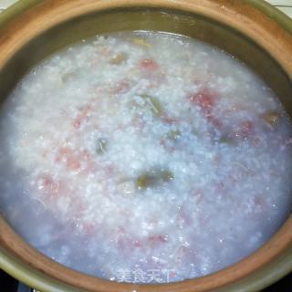 肉沫瑶柱板栗粥的做法步骤：10