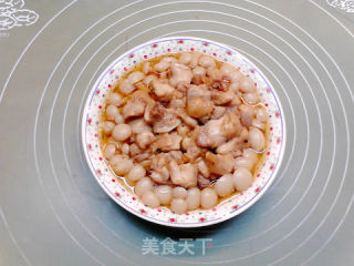 白玉菇蒸鸡腿的做法步骤：8