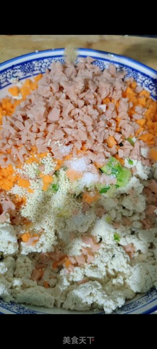 豆腐丸子的做法步骤：7
