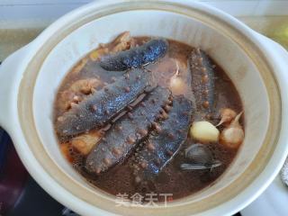 红烧海参仔排的做法步骤：8