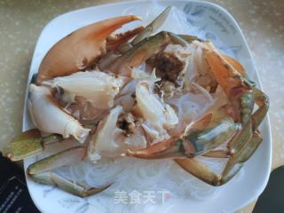蒜蓉粉丝蒸蟹的做法步骤：4