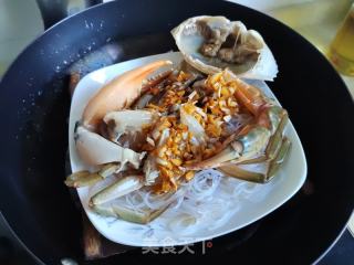 蒜蓉粉丝蒸蟹的做法步骤：8
