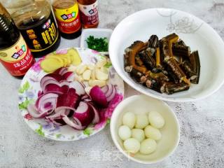 色香味俱全的家常菜/红烧黄鳝鹌鹑蛋的做法步骤：4