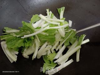 炒海白菜梗的做法步骤：1