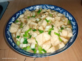 香葱焖豆腐的做法