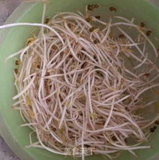 香辣豆芽儿的做法步骤：1