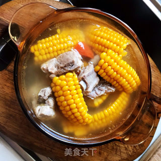 水果玉米排骨汤的做法步骤：9