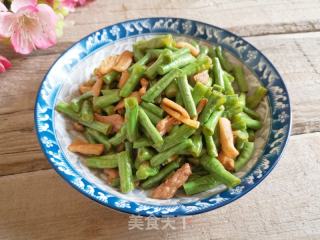 豆角炒五花肉的做法