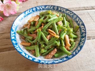 豆角炒五花肉的做法步骤：8