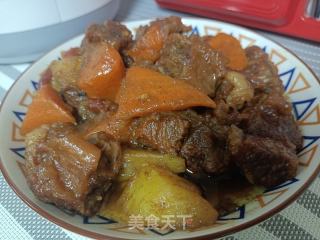 牛肋条炖土豆胡萝卜的做法步骤：14
