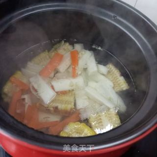 玉米山药炖乌鸡的做法步骤：13