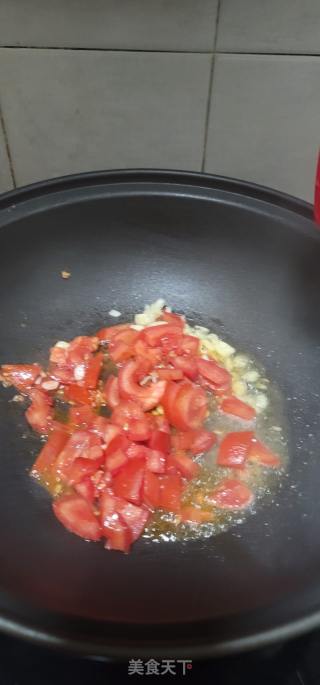 番茄烧客家豆腐的做法步骤：5