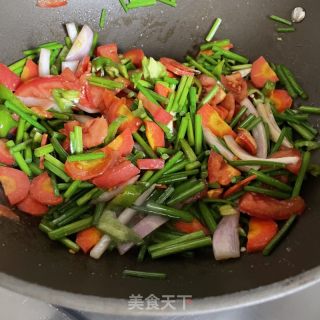 韭薹炒时蔬的做法步骤：7