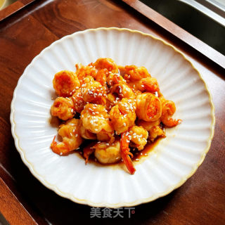 家常炒虾仁的做法步骤：6
