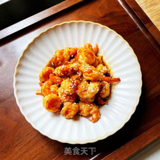家常炒虾仁的做法步骤：7