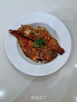 酱烧龙胆鱼的做法步骤：9
