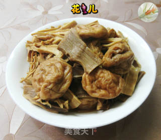 油面筋烧笋干的做法