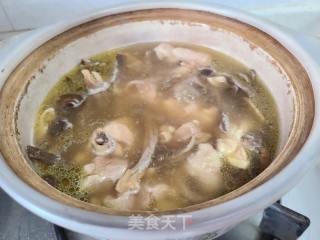 鹿茸菇炖鸡的做法步骤：10