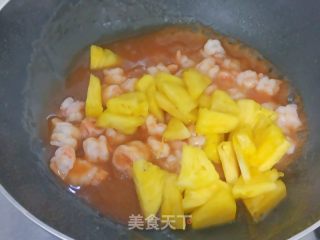 菠萝虾球的做法步骤：12
