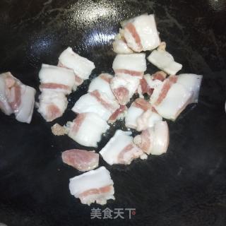 五花肉炒蒜苗的做法步骤：4