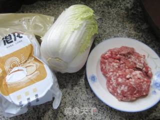 大娃娃菜肉馅荞麦饺子的做法步骤：1