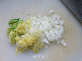 大娃娃菜肉馅荞麦饺子的做法步骤：5