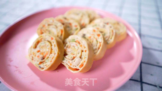 【滋味】铺、卷、蒸！简单几步教你自制鸡肉卷的做法