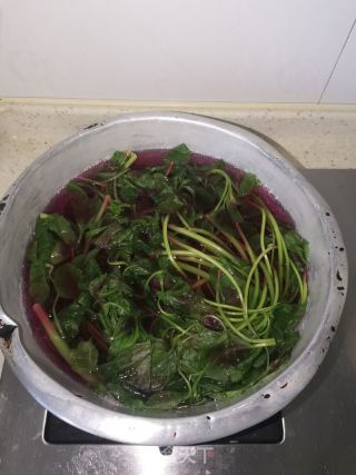 蒜香马苋菜的做法步骤：3