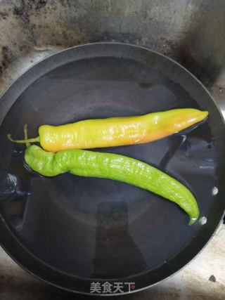 辣椒炒鸡心的做法步骤：3