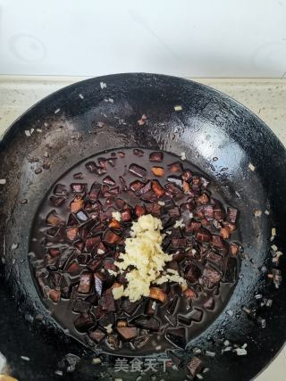 茄丁打卤面的做法步骤：12