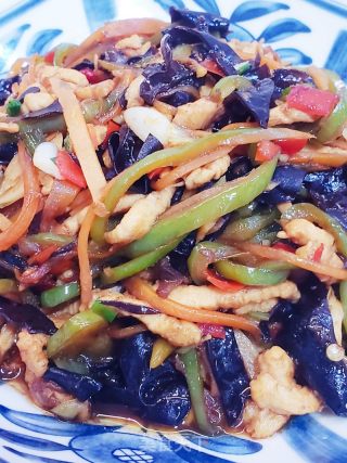 酸甜鲜香下饭菜～鱼香鸡丝的做法步骤：13