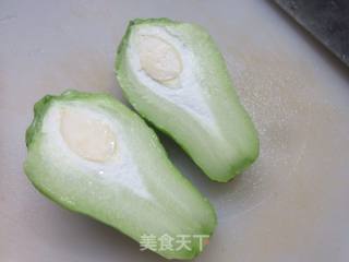 黑木耳毛豆炒佛手瓜的做法步骤：4