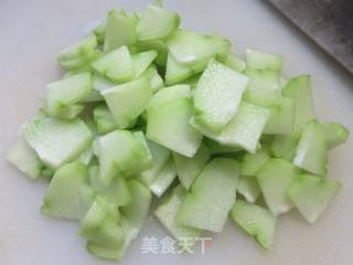 黑木耳毛豆炒佛手瓜的做法步骤：5