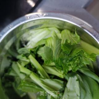 油菜拌油渣的做法步骤：2