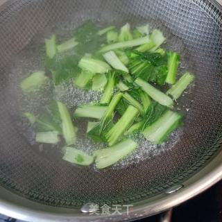 油菜拌油渣的做法步骤：3