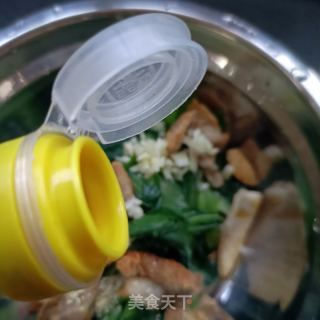 油菜拌油渣的做法步骤：11