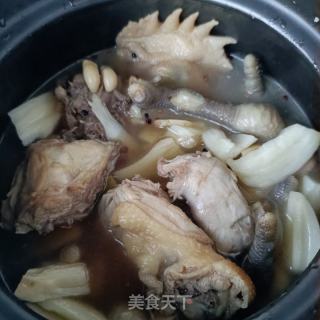莲藕玉米炖公鸡的做法步骤：17