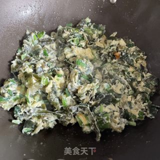 裙带菜炒蛋的做法步骤：7