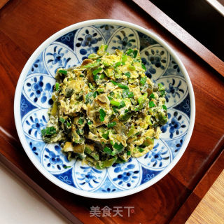 裙带菜炒蛋的做法步骤：8