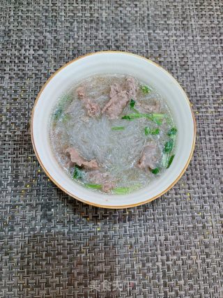 牛肉粉丝汤的做法步骤：12